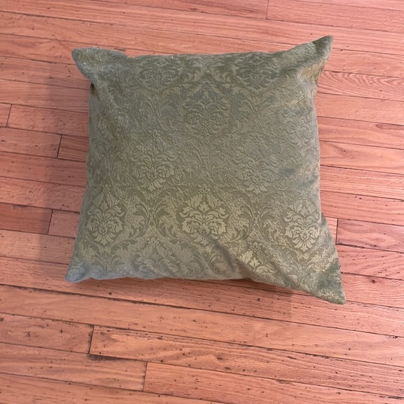 Velvet, soft, large damask Christmas pillow - Picture 2 of 2